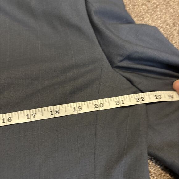 Christian Dior Monsieur USA Wool Sport Coat Mens 41R Grey Blazer Suit Jacket - Picture 10 of 12